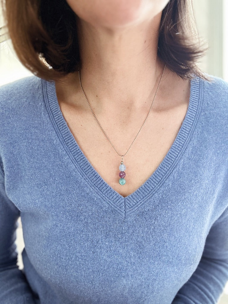 collar "azul"